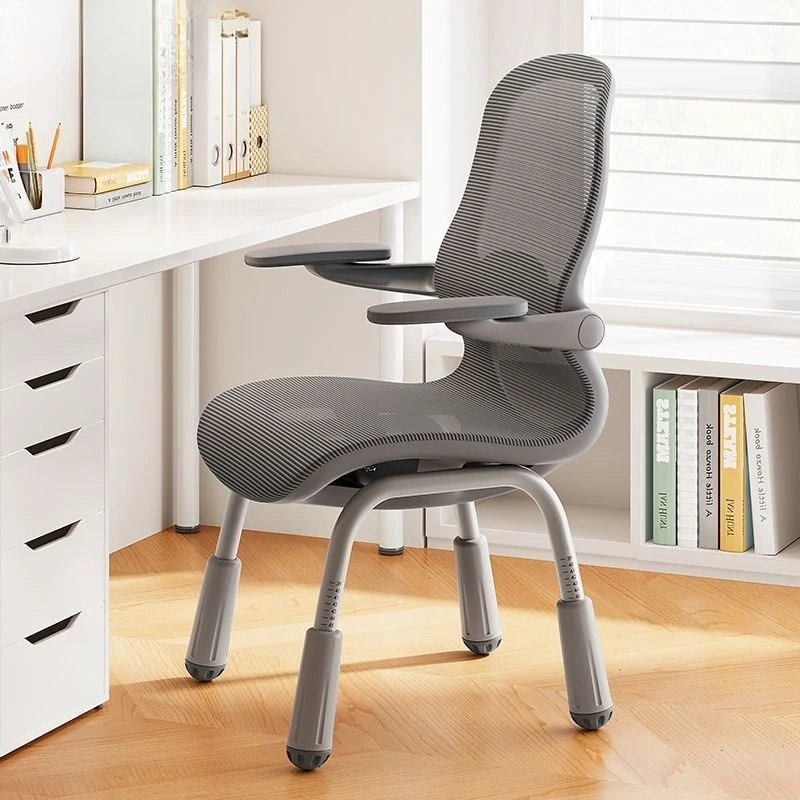 

Height Adjustable Study Chair Bedroom Desk Vanity Office PC Ergonomic TikTok Hot Office Furniture Silla De Escritorio Muebles