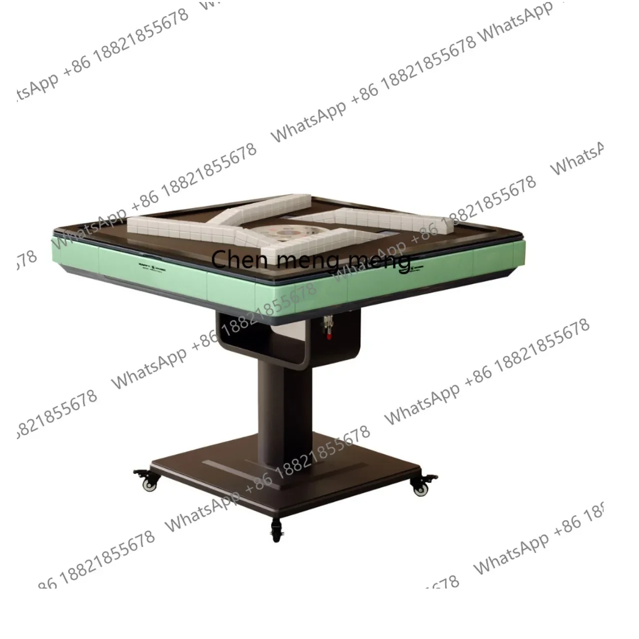 A3020 بطاقة مائلة الدوار نوع التلقائي آلة جونغ السفينة الدوارة طاولة طعام قابلة للطي ثنائي الغرض طاولة جونغ #5