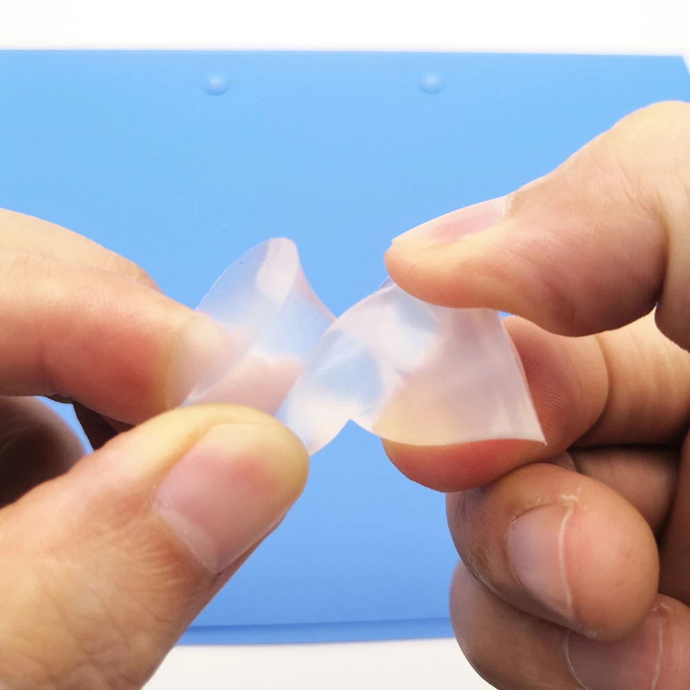 

2Pair Foot Toe Separators Silicon Hallux Valgus Corrector White Size L Pedicure Adjuster Foot Finger Protector Toe Pain Relief