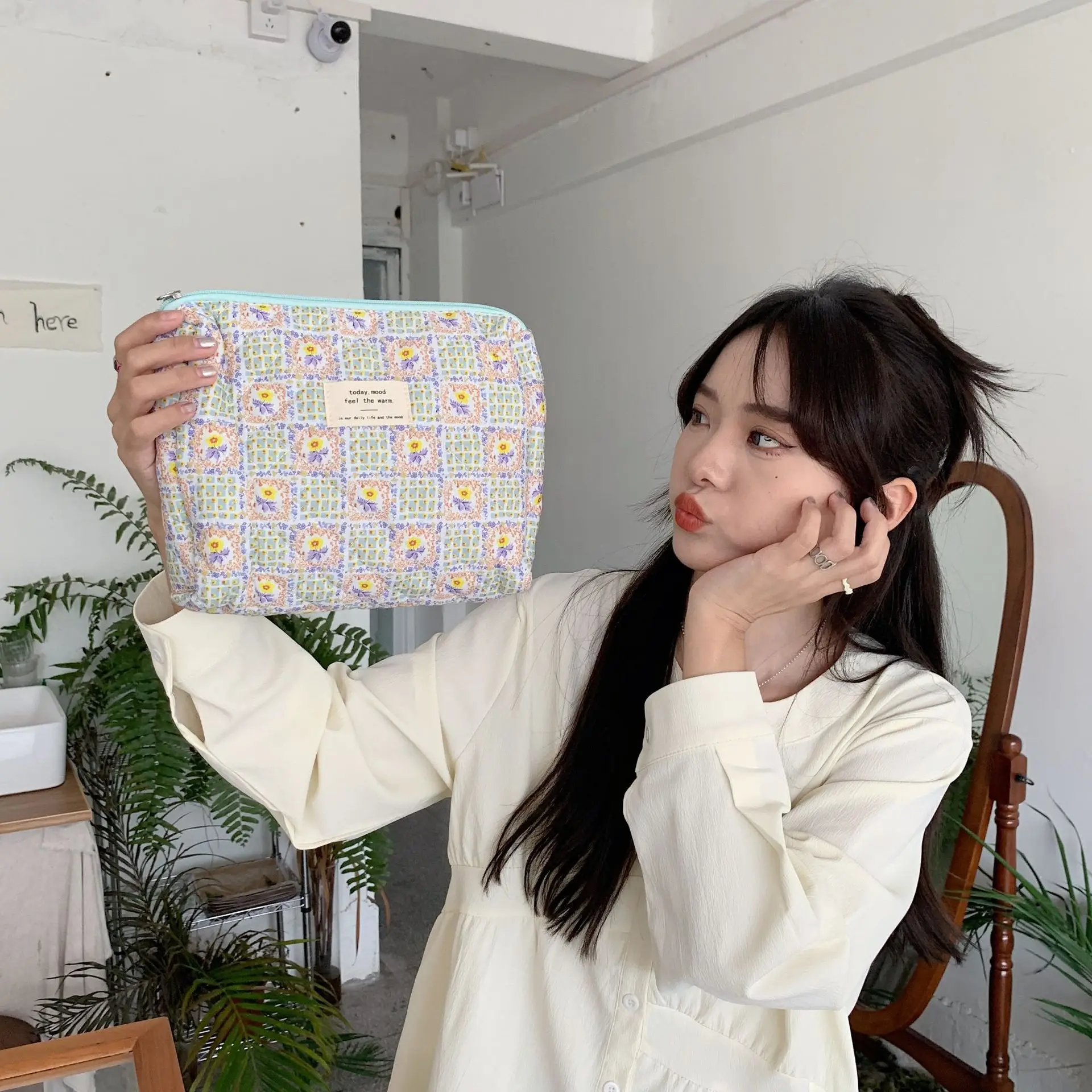 Cartoon Baby Luiertas Print Luier Organizer Rits Handtas Reizen Buiten Luier Opbergtas Multi Functionele Opbergtas