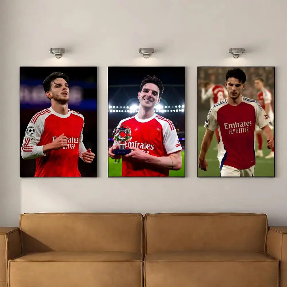 Football Player D-Declan Rice Poster Room Decor Home Wall Art Printing Waterproof Garage Bed Room Posters Gift