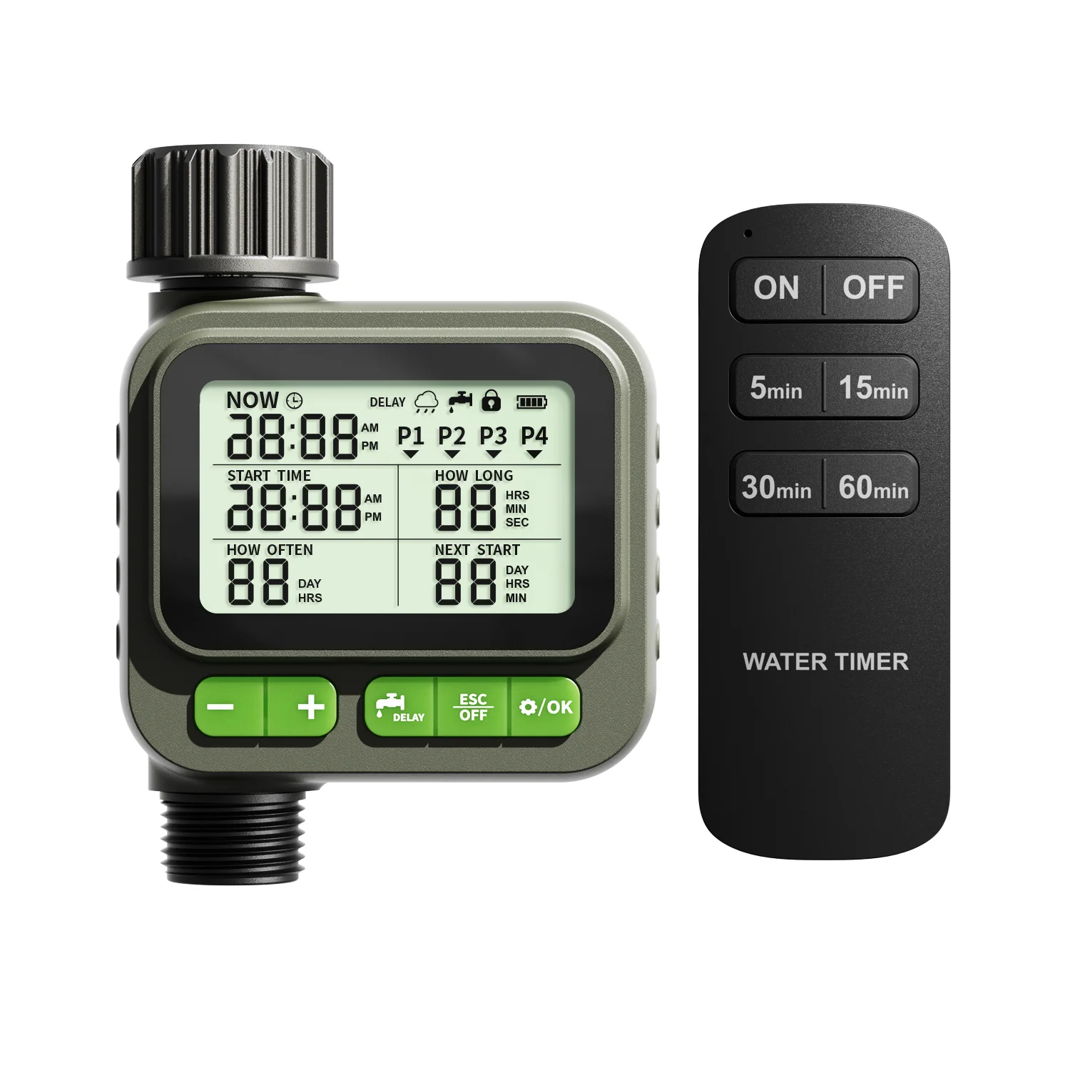 Switch Digital Outlets Smart Irrigation Shutoff Wifi Sensor Valve Drip Mechanical Rf Moes Pump Tuya Timer Water Bottle