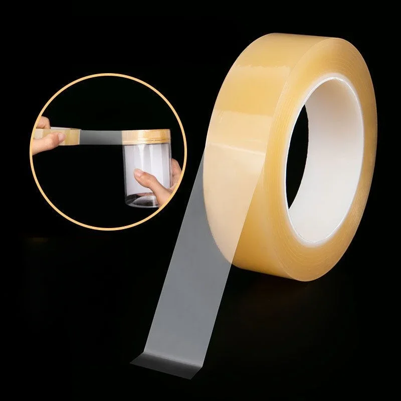 5 Rolls of PVC Food Grade Sealing Tape 66 Meters/roll Frosted Transparent Non Marking Tapes Food Packaging Box Jar Sealing Tapes