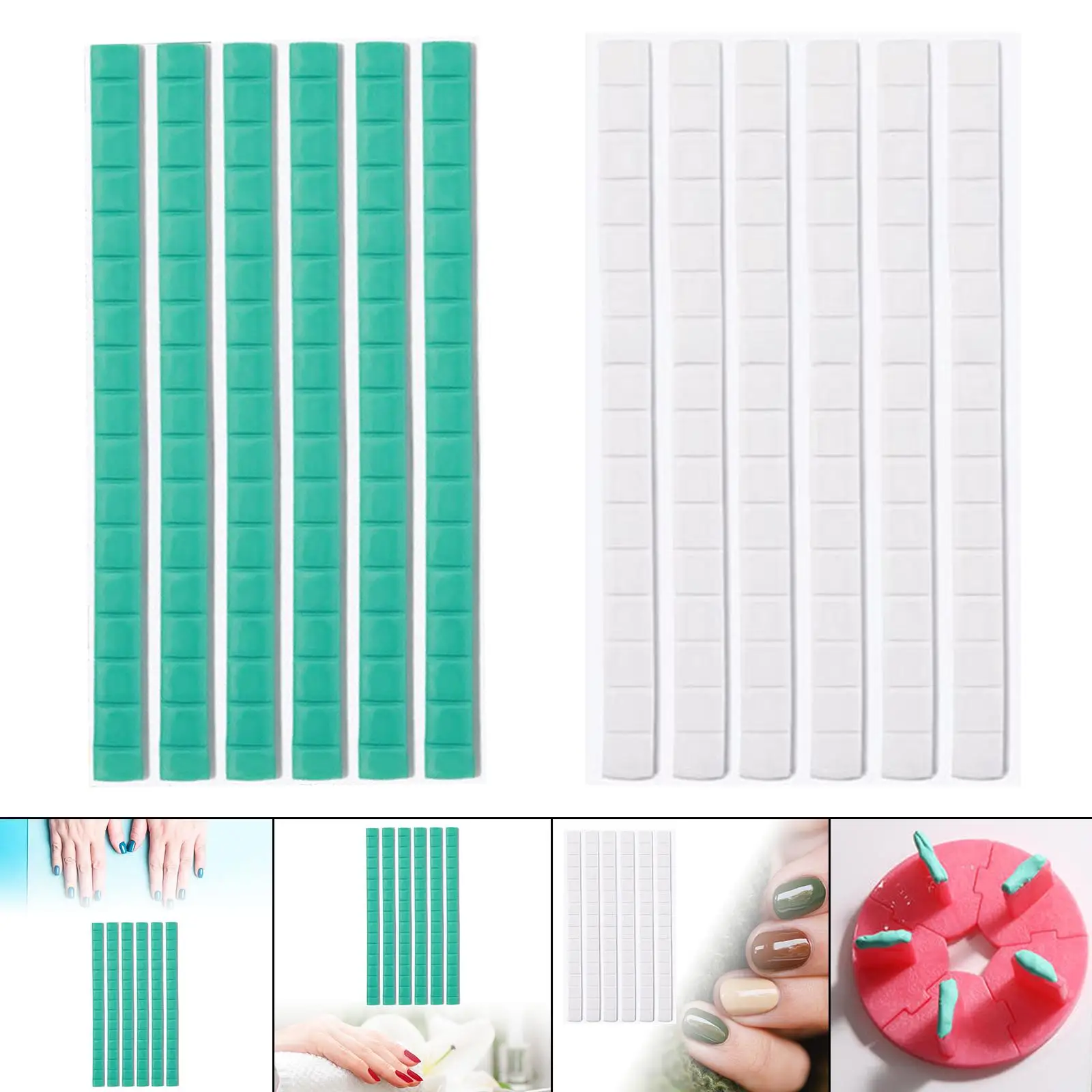 90Pcs Removable Nail Adhesive Glue Clay Fixing Clay Reusable Sticky Mud Manicure