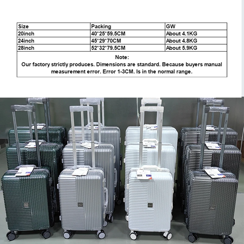 حقيبة سفر مقاس 24 بوصة بتصميم من ألياف الكربون حقيبة حمل على الأمتعة المتداول سعة عجلة دوارة صامتة أمتعة متينة #2