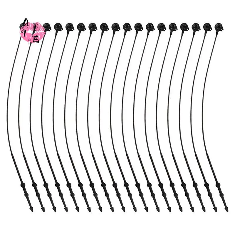 A11E-5000Pcs 4 Inch Black Security Loop Pin Tag Fasteners For Clothing, Jewelry, And More