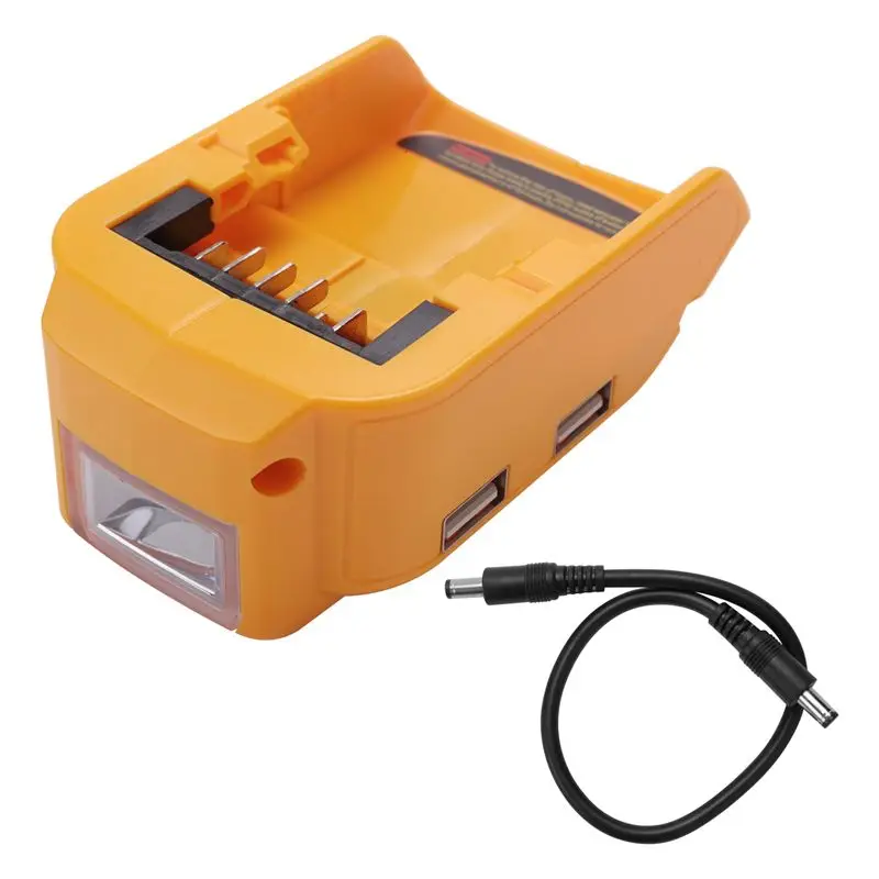 ABJI-DCB090 Battery Adapter DCB090 Power Source Converter For 18V 20V Max Lithium Battery With DC Port