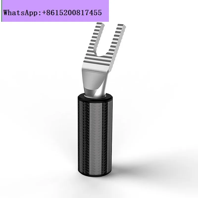 

VB404AG sterling silver solder-free speaker banana plug carbon fiber VS703AG speaker speaker cable Y plug