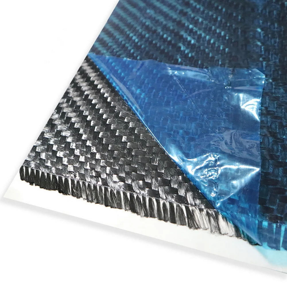 

Углеродное волокно 12K, 400 г/м², твил, плотная черная ткань, материал полотняного плетения