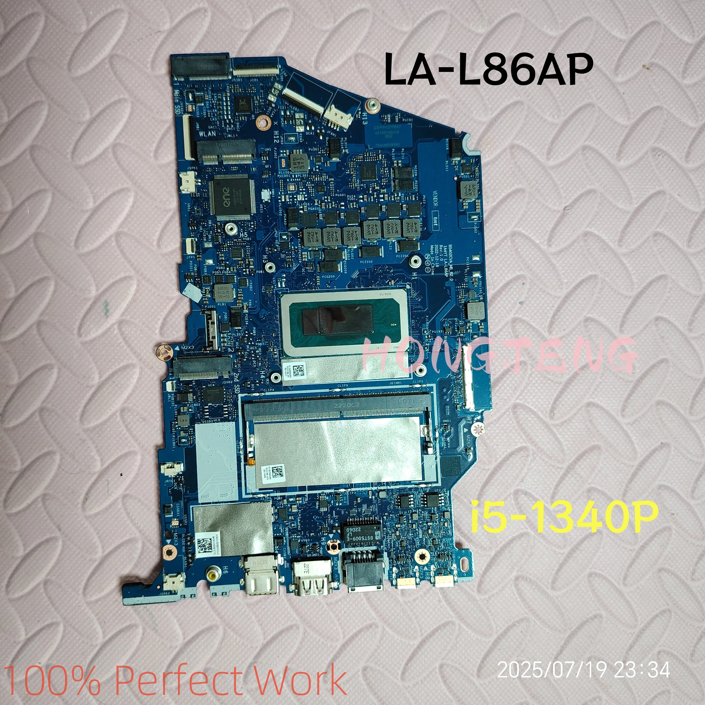 

Оригинальная материнская плата для ноутбука Asus Expertbook B5402CEA LA-L86AP Intel Core i5-1340P протестирована, быстрая доставка
