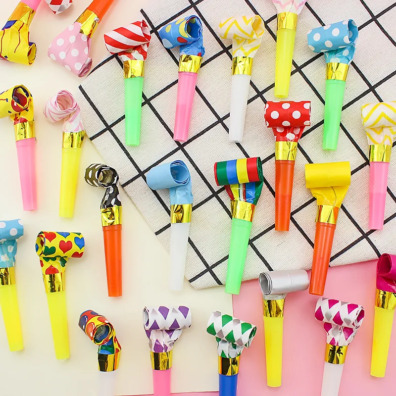 40PC Funny Blowouts Whistles Kids Birthday Party Favors Decoration Supplies Noice Maker Toys Goody Bags Pinata Christmas Party