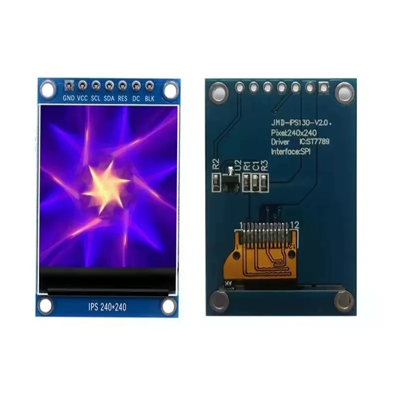 2 piece Quectel 1.3 inch display color screen module with camera Python development board supporting accessories