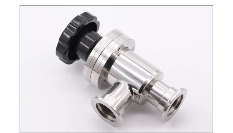 KF Vacuum Manual Baffle Valve 304 Stainless Steel Quick Pack 16 Pipe Fittings 25 Seals 40 Flanges 50 Clamps