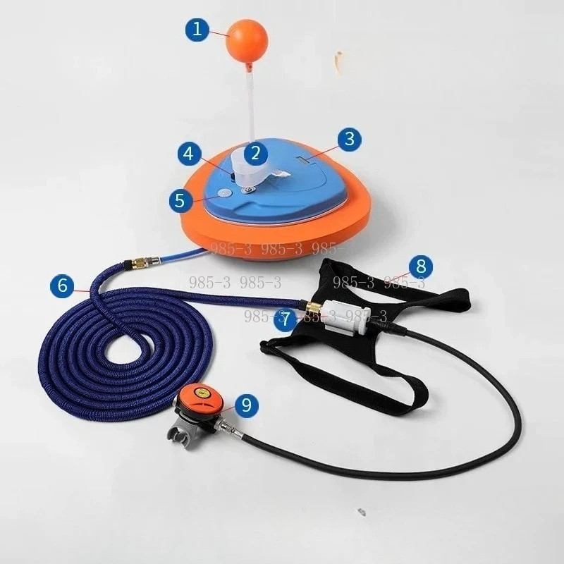 

Underwater Snorkel Diving Equipment Support 10M Depth 2.7-5H Time Winter Ice Diving