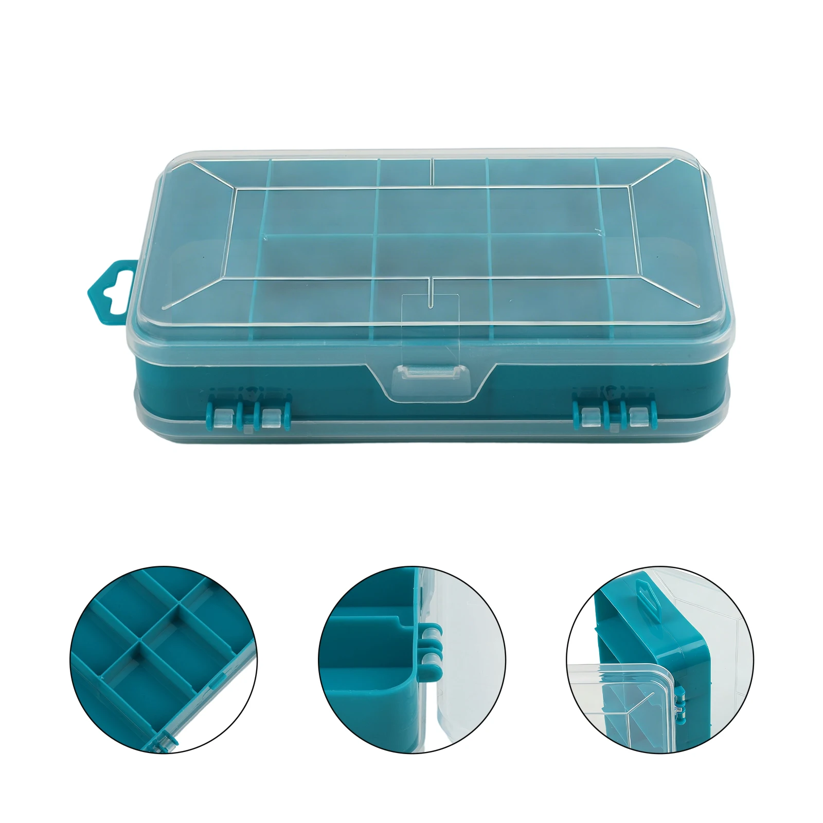 Nails for Tool Box Plastic 8-Slot Threads Workshop Fixture Holder Nuts Organizer Portable Screws Shell Accessories Bolts