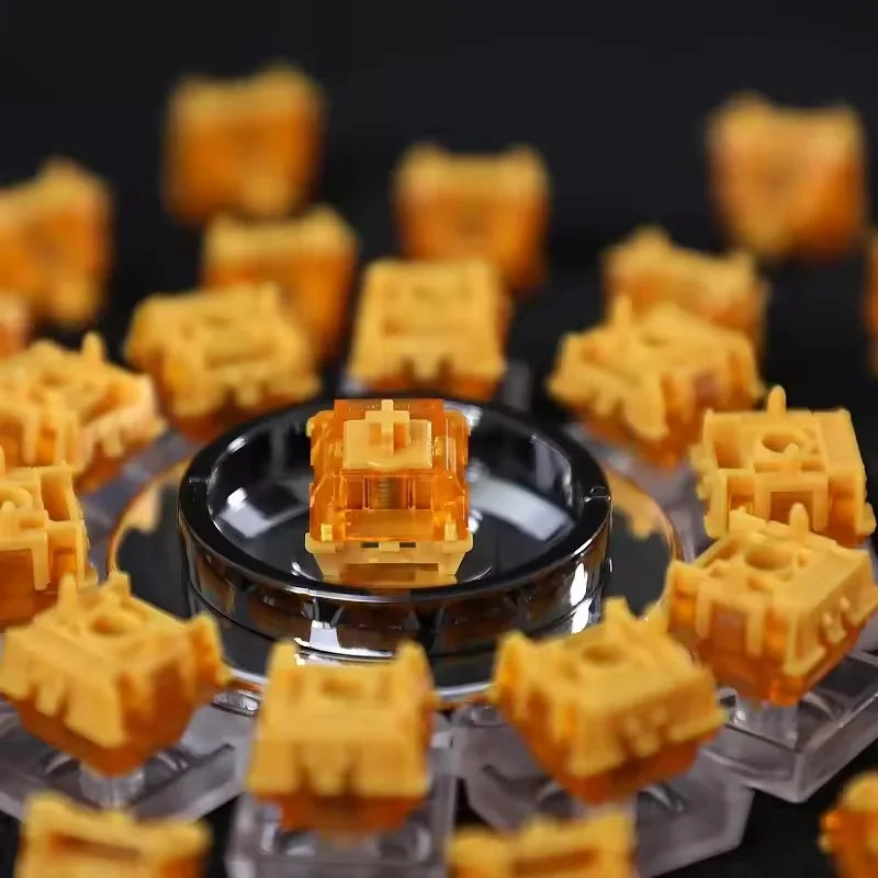 Gateron Magnetic Switch Orange 38gf KS-20 Hall Sensor SMD RGB Linear Quick Trigger Custom Gaming Keyboard Free Setting Pre Trave