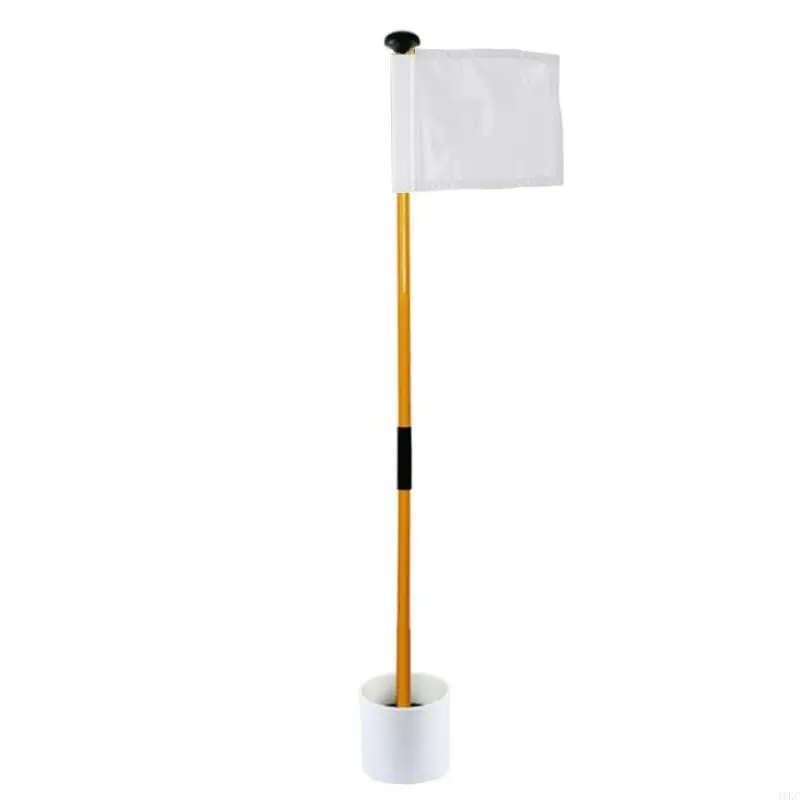 Mini Golf Putting Green Flag and Hole Cup for Yard Practice Set, Golf Pin Flag Hole Cup Kits, Portable Golf Flag Sticks