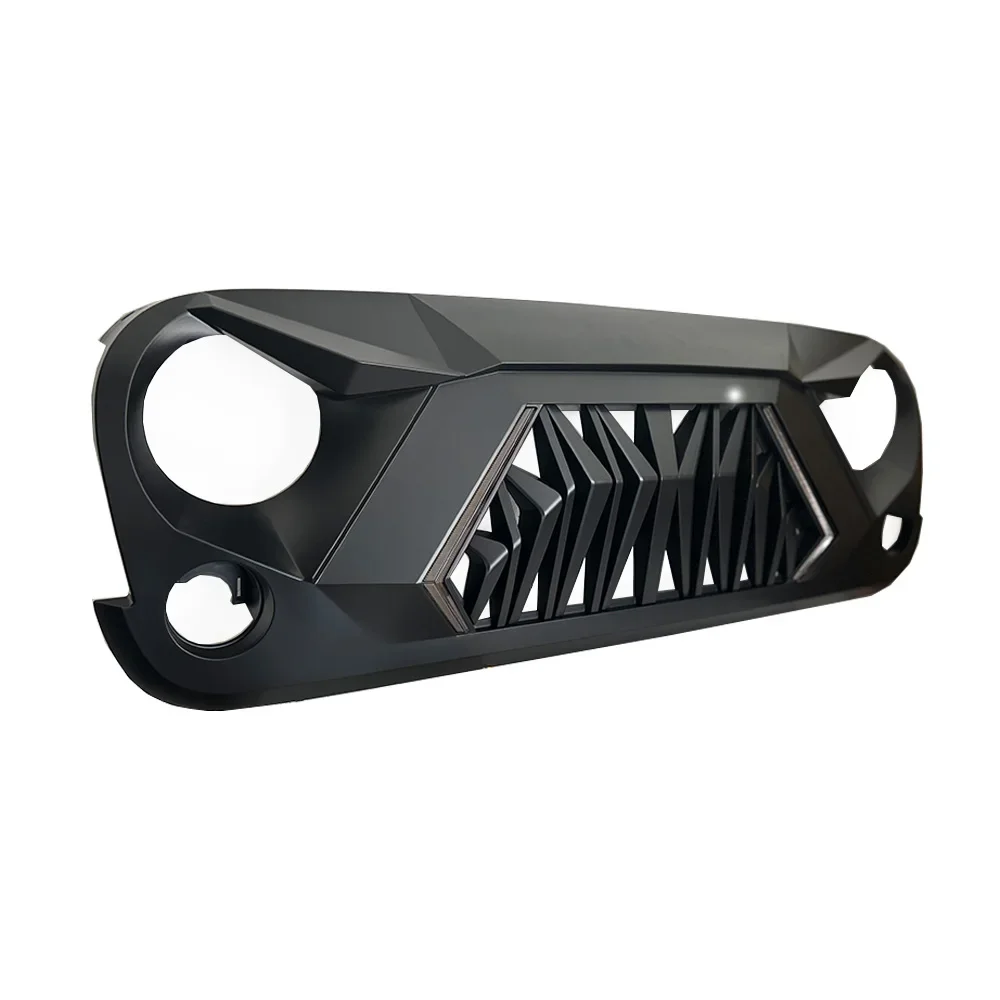 Modified Bumper Mesh Racing Grille For Jeep Wrangler JK JKU 2007 2008 2009 2010 2012 2013 2014 2015 2016 2017 Front Grills