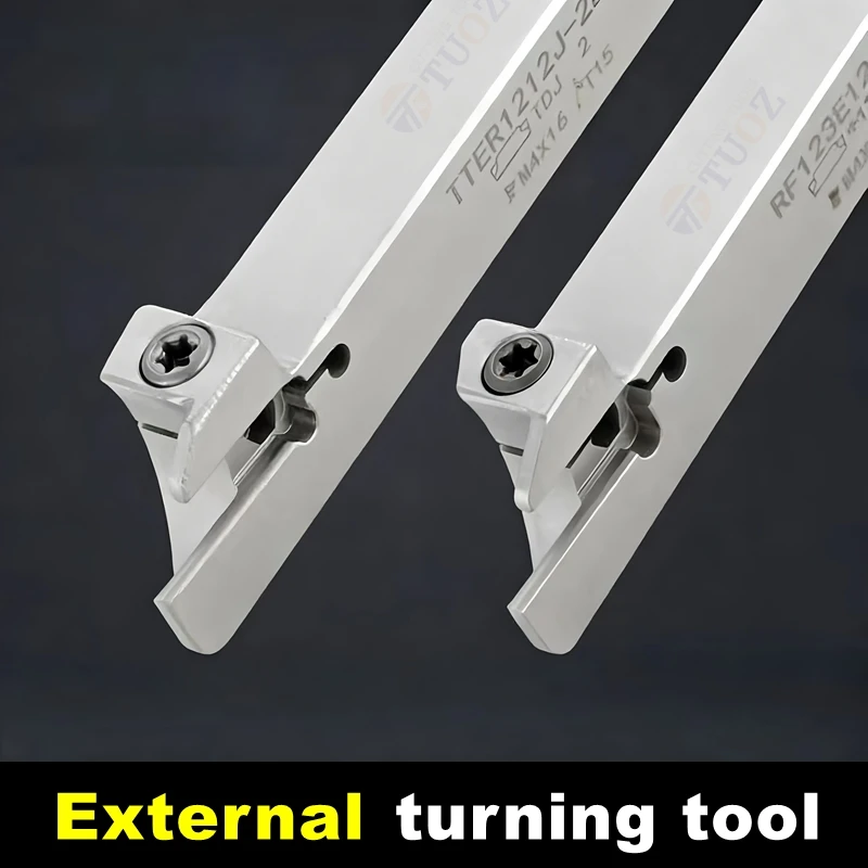 Non-Offset Swiss Type Lathe External Grooving Tool Holder for Shaft Parts Machining KGMR/MGEHR/TTER/DGTR1212J-2D24