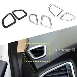 Car Styling ABS Plastic Cover Garnish Trim Front Air Condition Outlet Vent For Suzuki S-cross Scross SX4 2014 2015 2016 2017