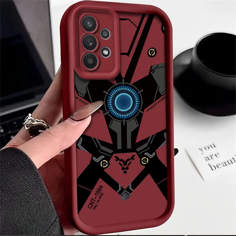 Robots Armor Fasion Case for Samsung Galaxy A03 A04 A05 A10S A11 A20  A21 A31 A32 A51 A52 A53 A54 Anti-drop Soft Cover Coque