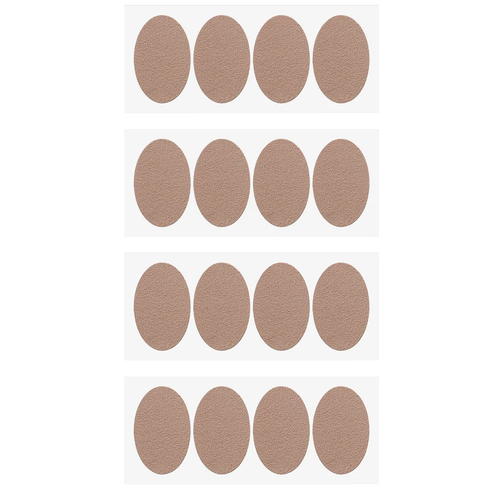 

4 Sheets Anti-Wear Heel Grips Practical Self-Adhesive Shoe Inserts Protective Transparent Heel Pads for High Heels