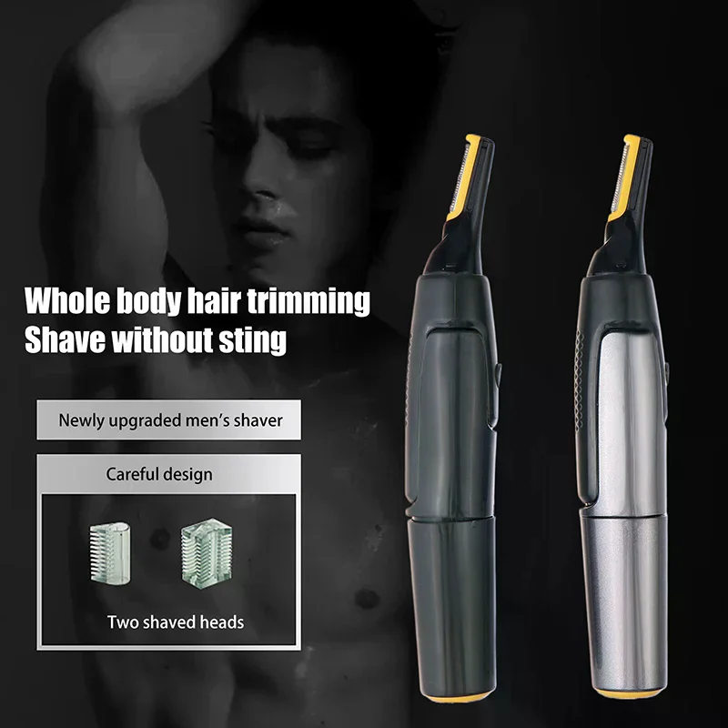Ultra Thin Precision Trimmer Electric Nose Hair Trimmer Mini Portable Ear Trimmer For Men Nose Hair Shaver Waterproof Safe Clean