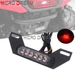 Universal Motorcycle Rear LED B6 License Plate Lamp ATV Burst Flash Tail Stop Brake Lamp Auxiliary Lights Taillight For Harley