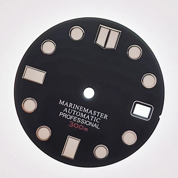 High Quality 28.5mm S Logo NH35 Dial SUB/SKX007 DIal Suitable For NH35/NH36 Movement Green Luminous NH35 Accessories