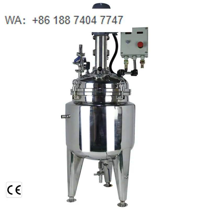40l 60l 80l Stainless Steel Reactor Vessel Specifications