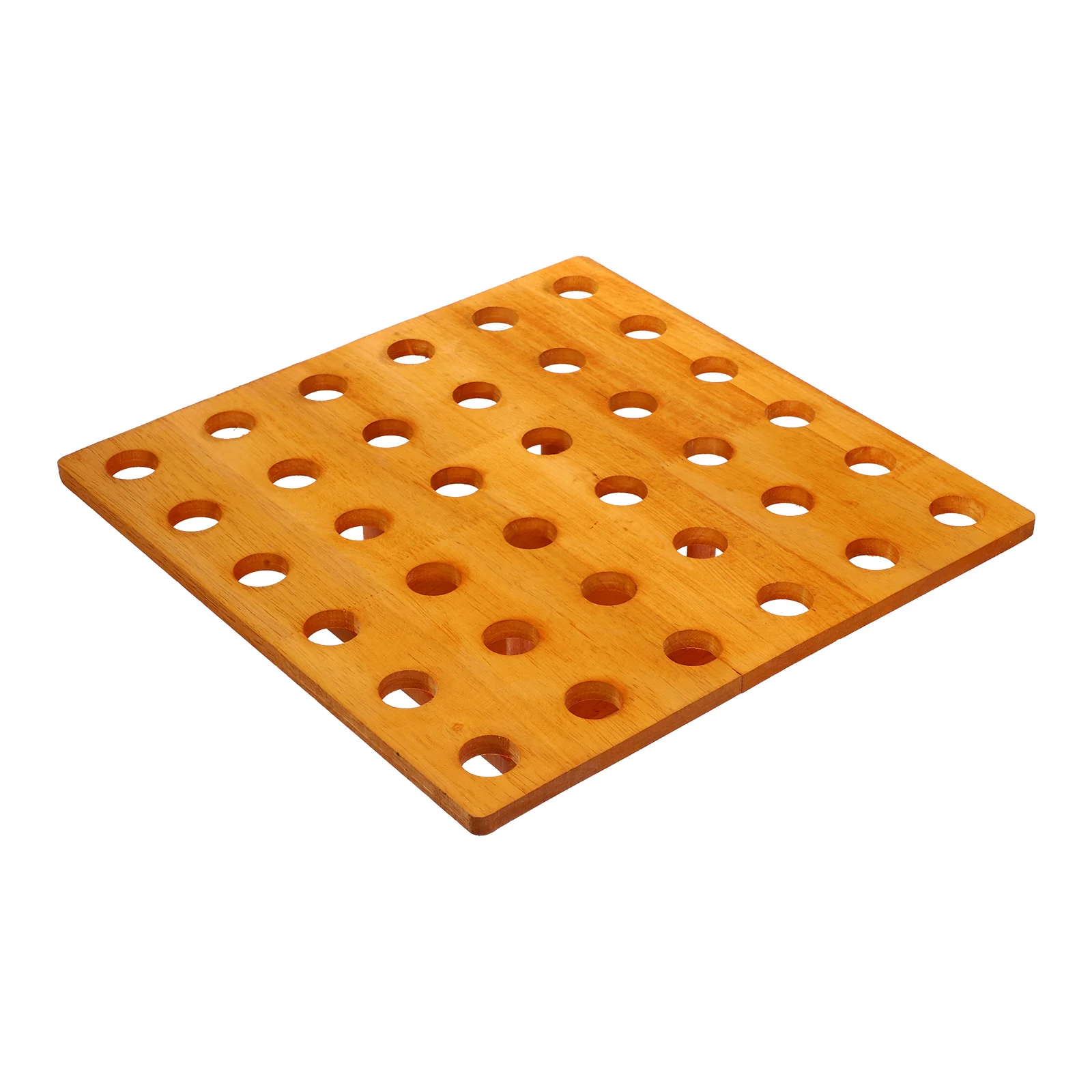 

1pc Wooden Ice Cone Holders Square Display Rack for Shop Restaurant Market Sturdy Wood Ice Cream Cone Stands Material Cake Stand