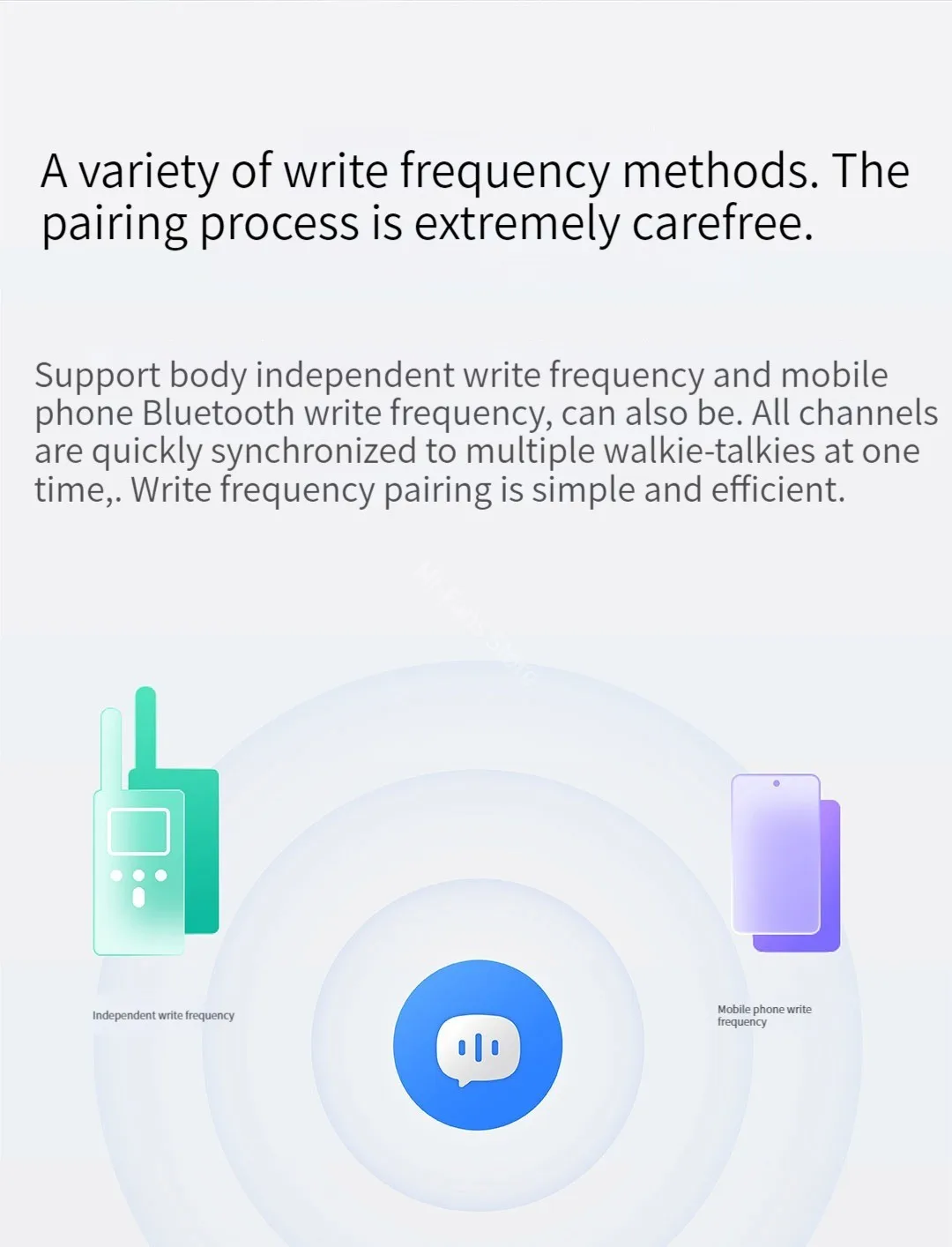 Walkie Talkie MIJIA 2S con Pantalla a Color de 1.77'', Potencia de 4W, 120 Horas de Autonomía, Modo Dual, Distancia de L