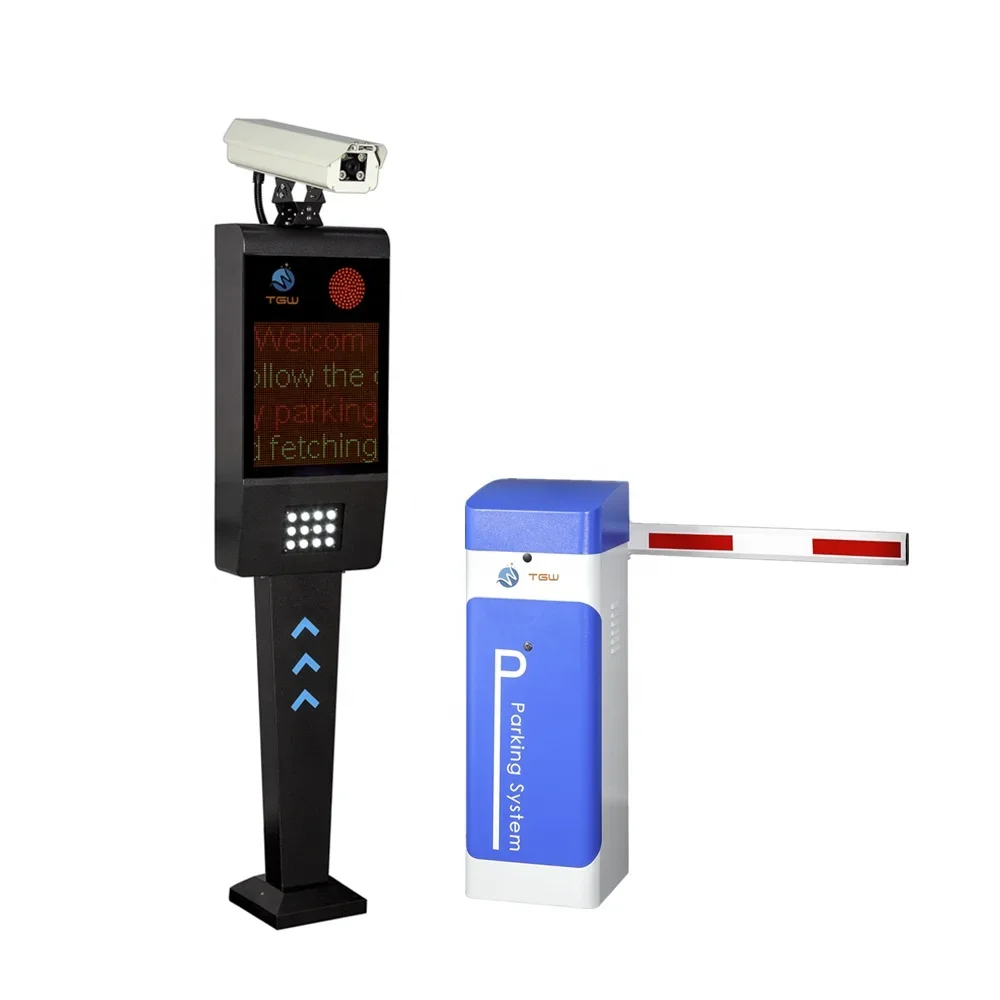 LPR/ ANPR Traffic Camara Vehicle License Plate Recognition Software with Automatic Gate Parking Barrier