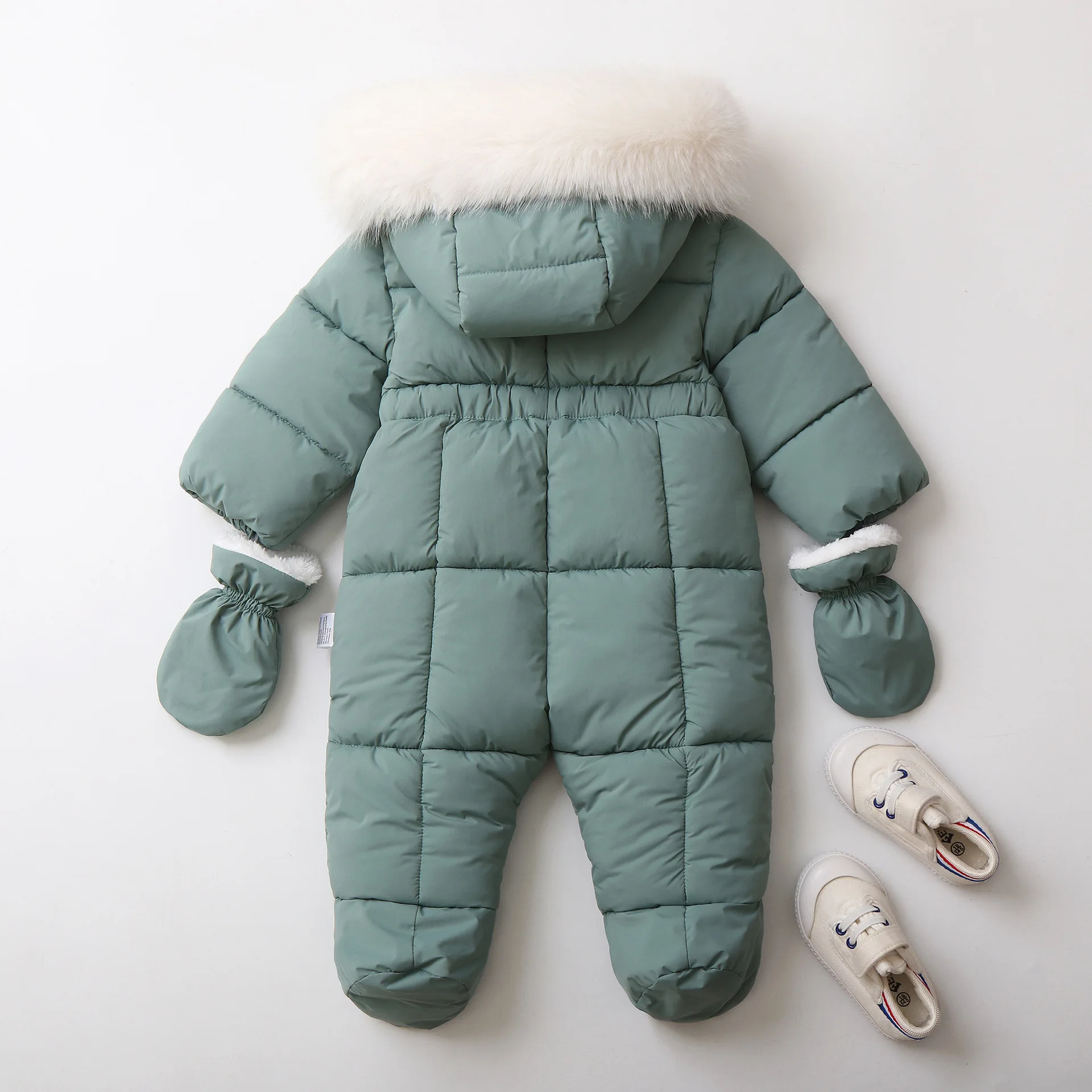 2026 Neue Babykleidung Herbst/Winter Verdickte Warme Kapuzen-Babykleidung Winddicht und Wasserdicht Outdoor-Schneebekleidung – Detail 29