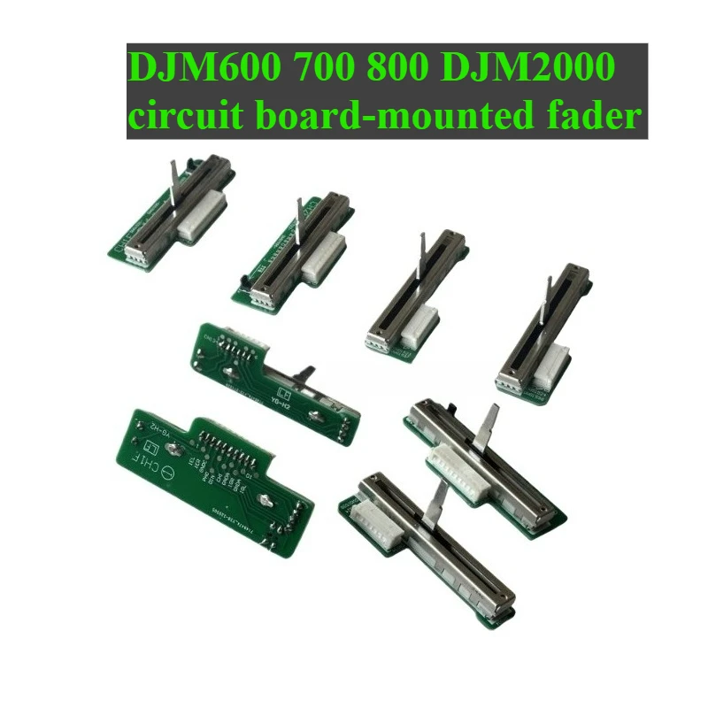 Solderless Resistance Fader for Pioneer DJM600 DJM700 DJM800 DJM2000 Mixer Electric Slotter with Plate Push Rod