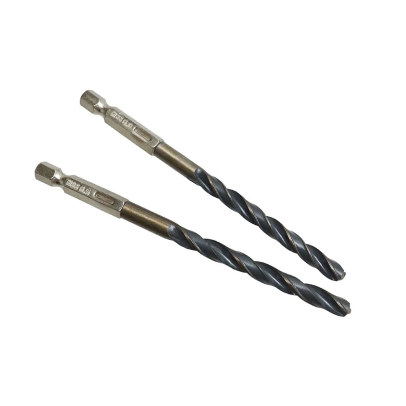 16Pcs High Speed Steel Drill Bits Shank Twist Drill with 1.5-6.5mm Size