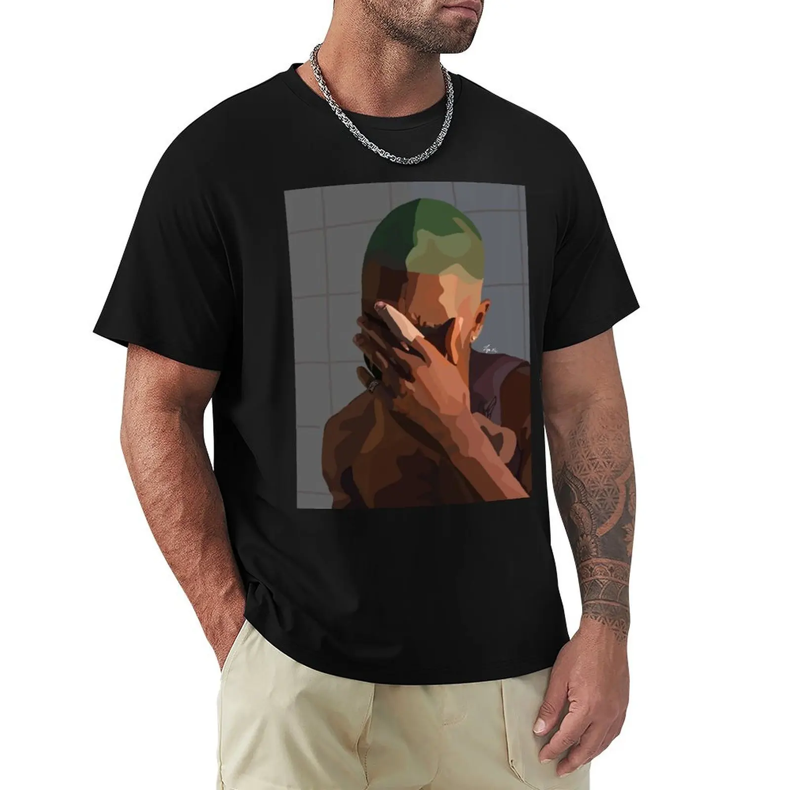 

Frank Ocean Blonde Art T-Shirt quick drying essential t shirt mens white t shirts