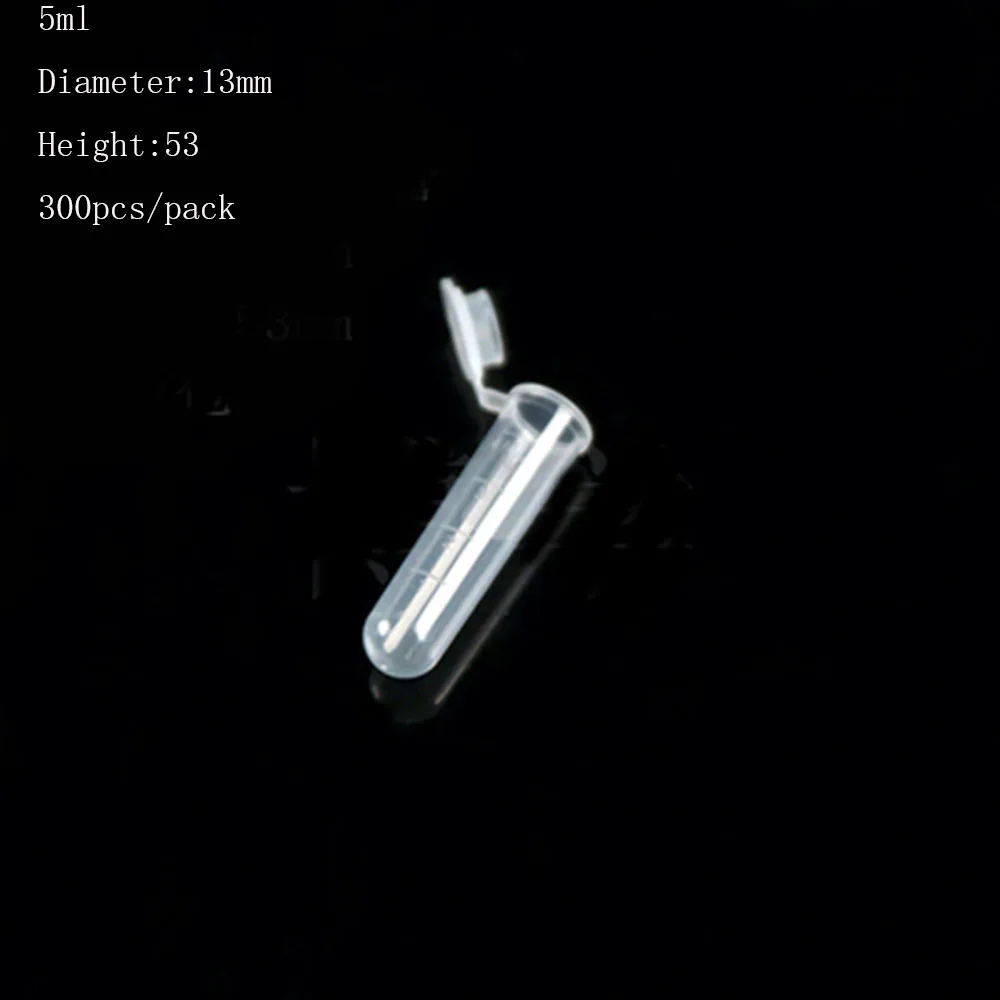 300pcs-5ml-preparacao-de-amostras-tubos-de-centrifuga-de-fundo-redondo-com-tampa-branco-transparente