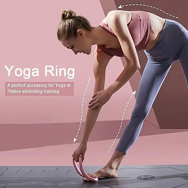 1pc Hard Yoga Ring Back Trainer, Tensioning and Opening Back Divine Tool, Pilates Ring, and Calf Varsion Correction
