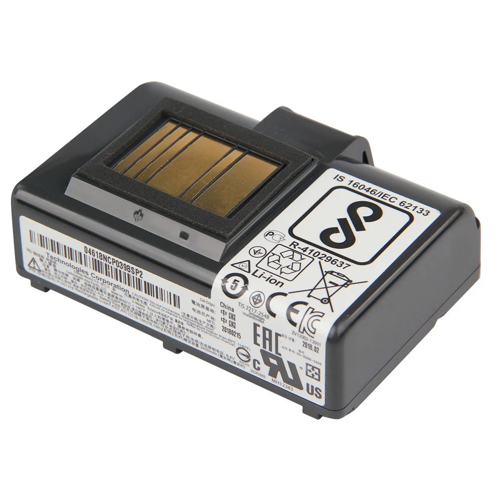 بطارية بديلة جديدة P 1051378   ص 1023901   لبطاريات الطابعات المحمولة زيبرا QLn220 QLn320 QLn220HC ZQ520 2450mAh