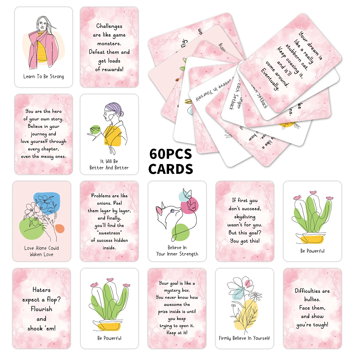 60Pcs Badass Affirm…