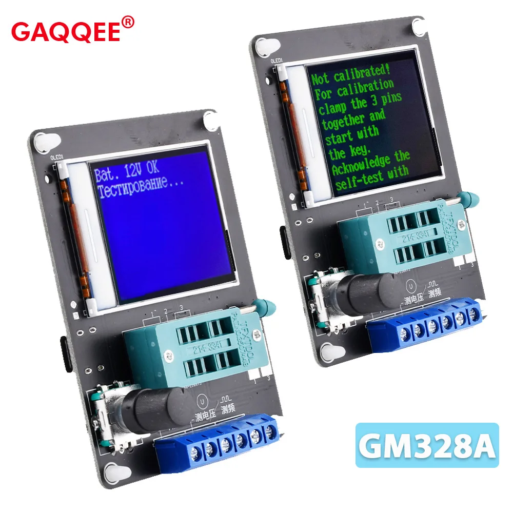 GM328A Transistor diodo LCD Tester LCR capacità ESR misuratore di frequenza di tensione PWM generatore di segnale a onde quadrate kit elettronici