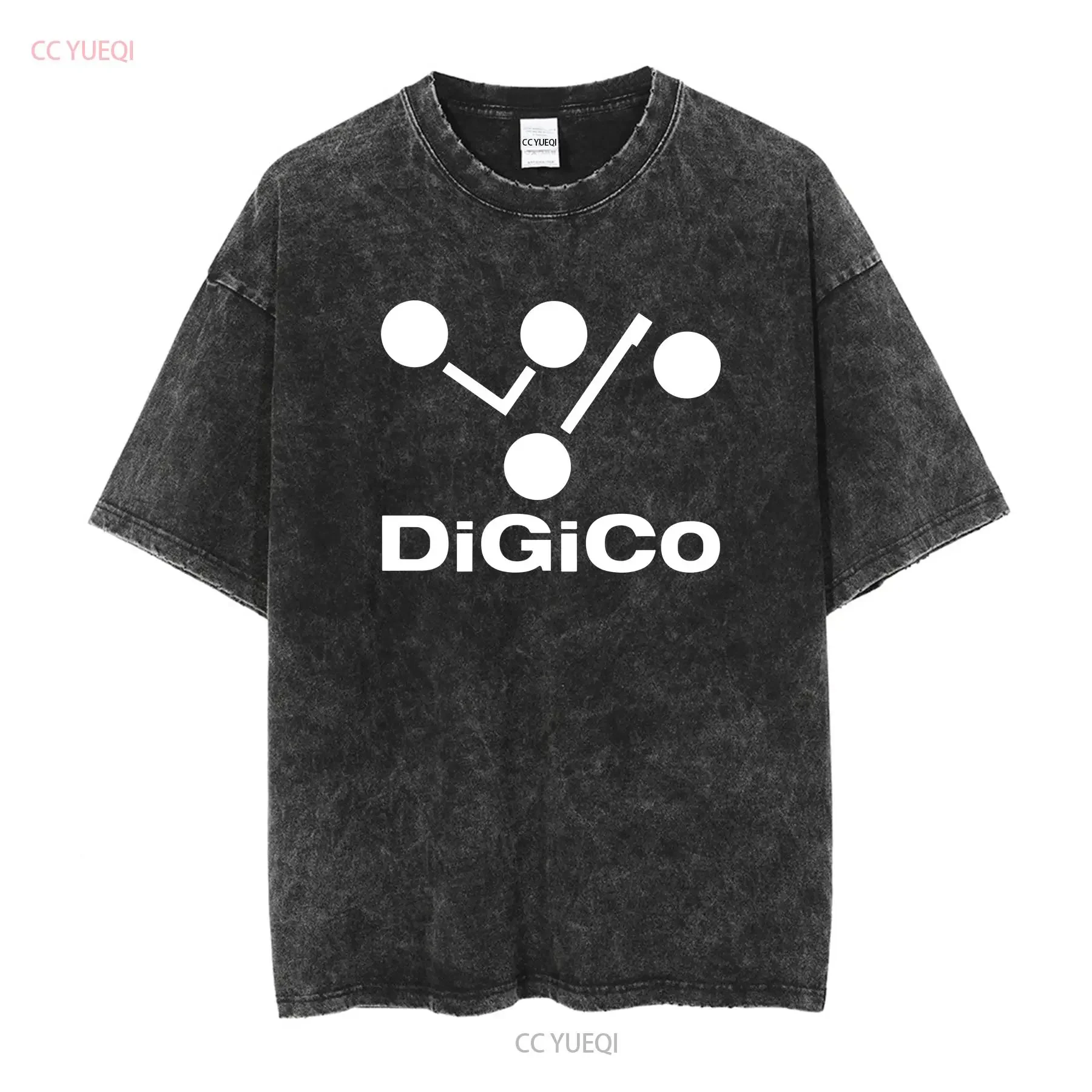 New T Shirt DiGiCo Creative Mixing Audio Logo Men's USA Size S to 5XL long or short sleeves vintage Washed streetwear Slightly image 2