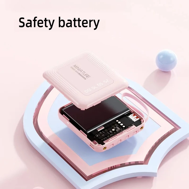 Powerbak 20000mAh 10000mAh قوة البنك المدمج في كابل الهاتف بطارية خارجية Powerbank شاحن شحن سريع آيفون سامسونج #5