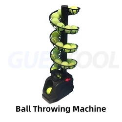 Single Person Tennis Throwing Machine com Receber Net, Swing Practice Device, Multi Ball Training, Dedicado Servindo Machine