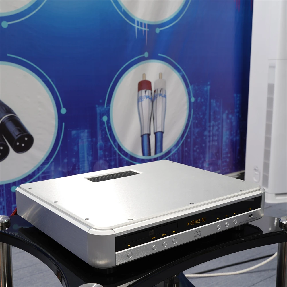 Высококачественный CD-плеер Shanling CD1.2A, ламповый CD-плеер, ПК HiFi, 24 бит/192 кГц, USB ЦАП PCM1796 ЦАП, аудиофильский CD-плеер