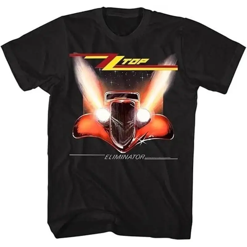 

Zz Top Rock Band Music Group Eliminator Album Cover Adult T Shirt