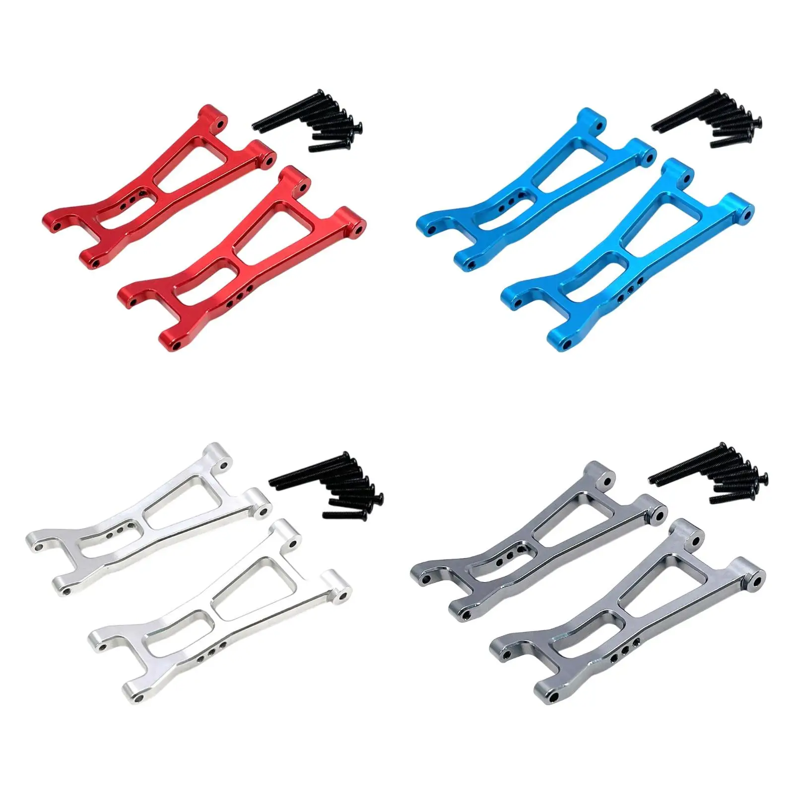 Brazo inferior trasero de coche RC de aluminio para actualización de coche RC escala 16209 16210 H16 1:16