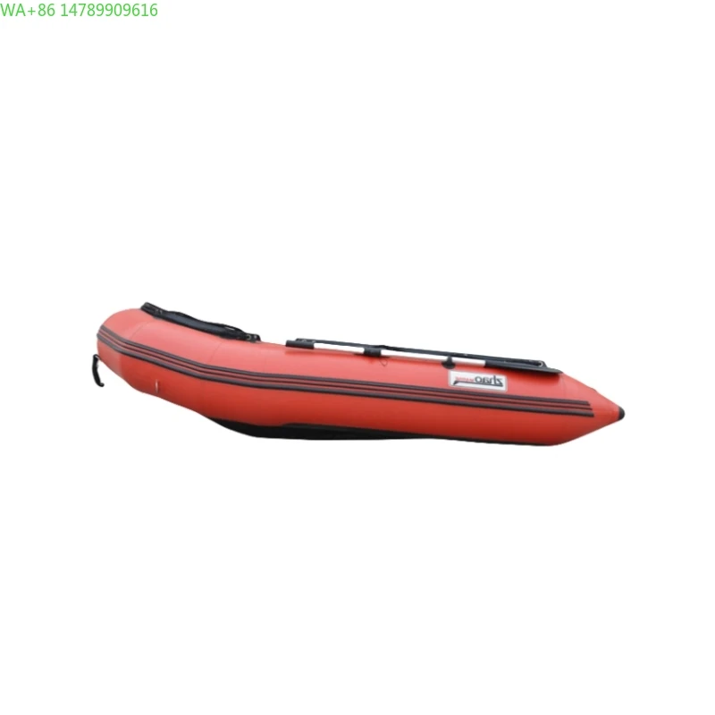 3.8m Sport Inflatable Boat with Aluminum Floor 1.2mm PVC Material for Fishing Lake & River Use for Outdoor Rescue & Kayak