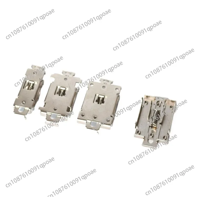 35mm rail mounting switch power supply fixed bracket solid-state relay heat dissipation base DIN iron nickel plated buckle